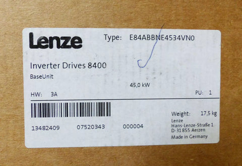 Lenze E84ABBNE4534VN0