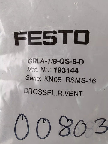 FESTO GRLA-1/8-QS-6-D