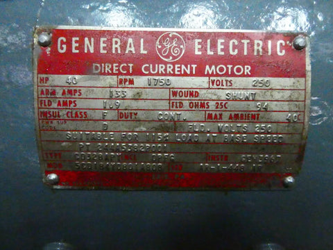 General Electric 5CD184YD801A808