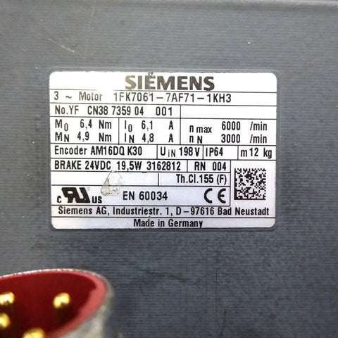 Siemens 1FK7061-7AF71-1KH3