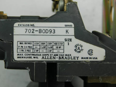 ALLEN-BRADLEY 702-B0D93