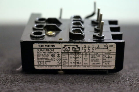 SIEMENS 3UA4-101-0N