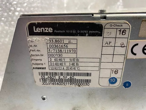 LENZE 33.8601 E