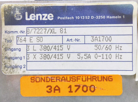 Lenze 764-E-SO