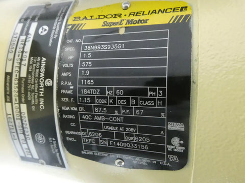 Baldor 36N993S935G1