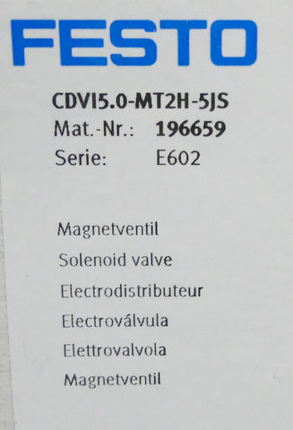 FESTO CDVI5.0-MT2H-5JS