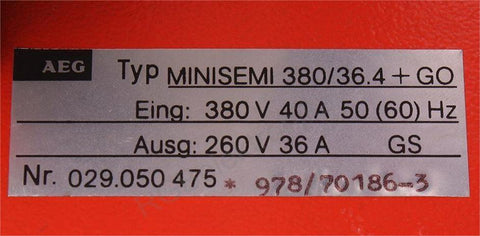 AGE MINISEMI 380/36.4