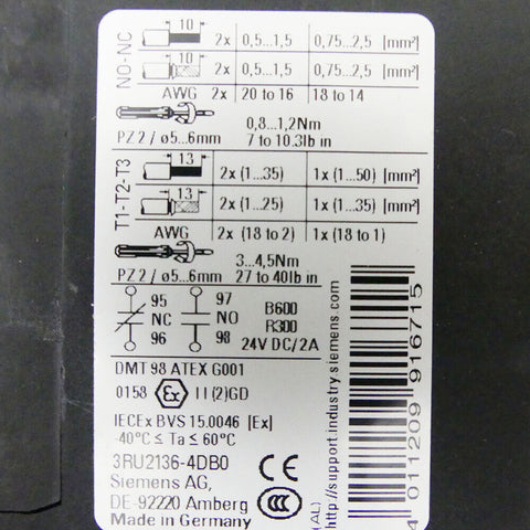 SIEMENS 3RU2136-4DB0