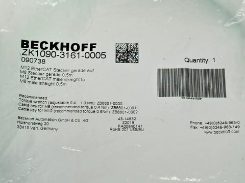 BECKHOFF ZK1090-3161-0005