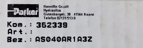 Parker AS040AR1A3Z