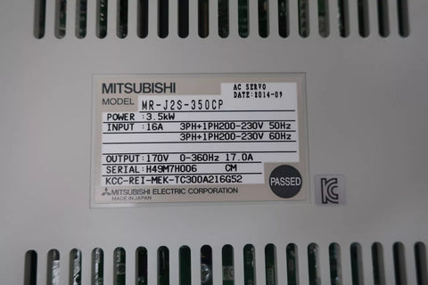 Mitsubishi MR-J2S-350CP