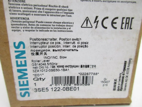 SIEMENS 3SE5122-0BE01