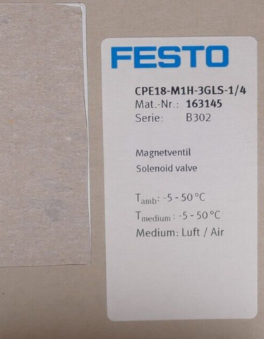 Festo CPE18-M1H-3GLS-1/4