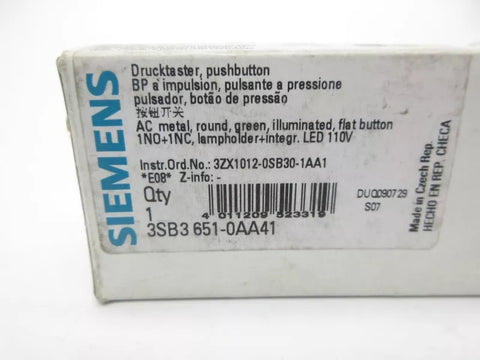 SIEMENS 3SB3651-0AA41