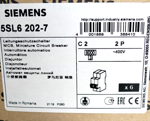 Siemens 5SL6202-7