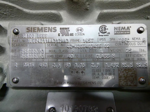 Siemens SD100 IEEE 1LE24211AA312AA3