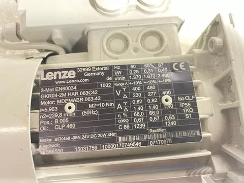 LENZE  GKR04-2M HAR 063C42