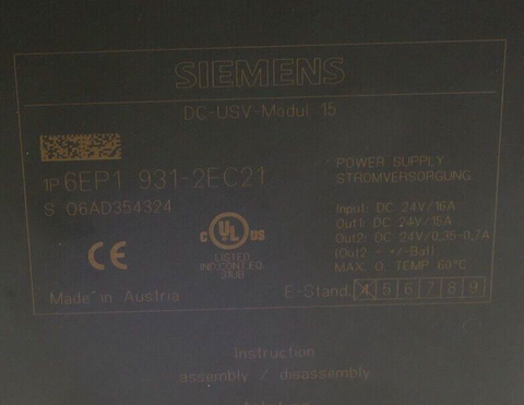 Siemens 6EP1931-2EC21