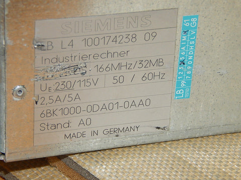 SIEMENS 6BK1000-0DA01-0AA0