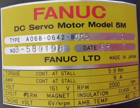 FANUC A06B-0642-B005