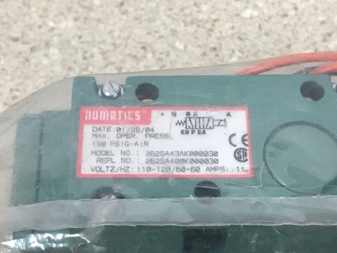 ASCO NUMATICS 252SA43AK000030