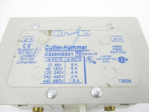 EATON CORPORATION CUTLER HAMMER C320KGS31