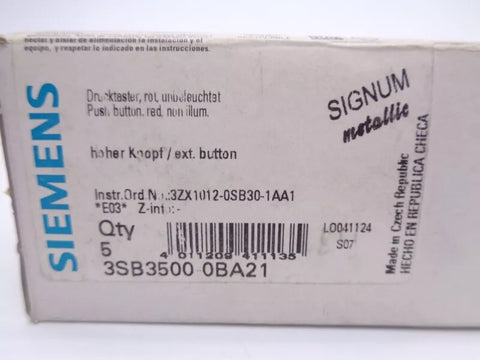 SIEMENS 3SB3500-0BA21