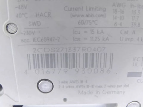 ABB 2CDS271001R0407