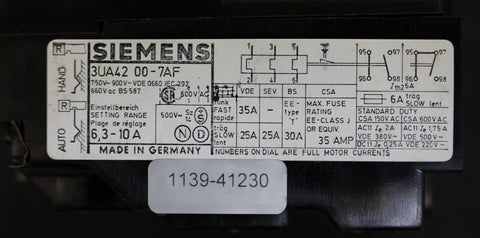 SIEMENS  3UA4200-7AF