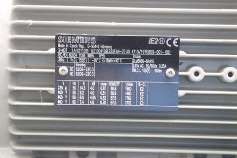 SIEMENS 1LE1001-1BB22-2FA4-Z