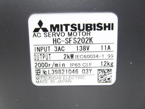 MITSUBISHI HC-SFS202K