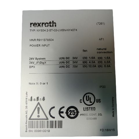 REXROTH NYS04.2-ST-02-LMSN-NY4074