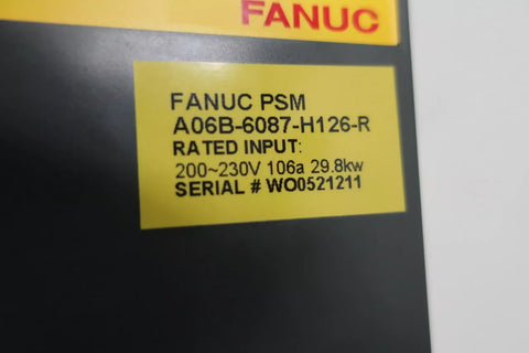 FANUC A06B-6087-H126-R