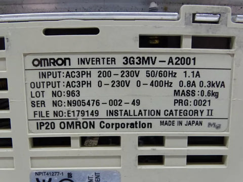 OMRON 3G3MV-A2001