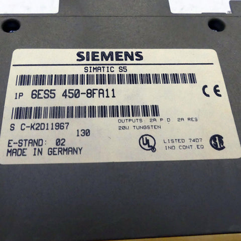 SIEMENS 6ES5450-8FA11