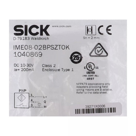 Sick IME08-02BPSZTOK