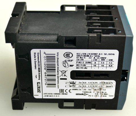 Siemens 3RT2018-1BB44-3MA0