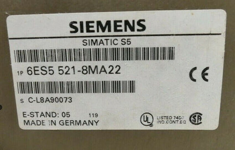 Siemens 6ES5521-8MA22