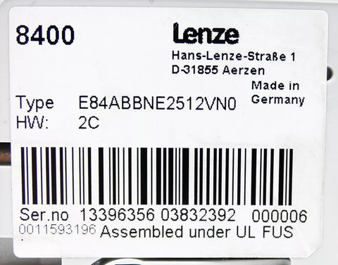 Lenze E84ABBNE2512VN0