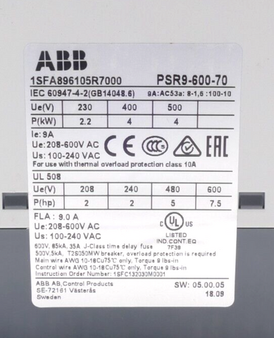 ABB 1SFA896105R7000