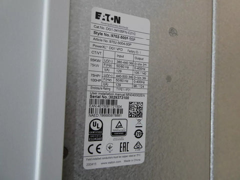 Eaton DG1-34105FN-C21C