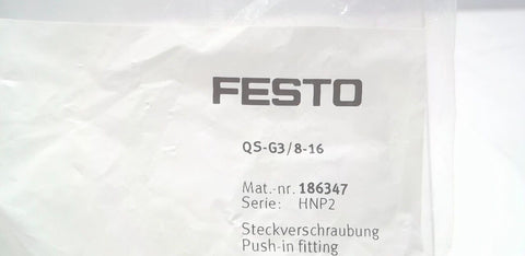 FESTO QS-G3/8-16