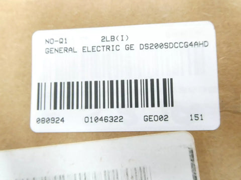 General Electric DS200SDCCG4AHD