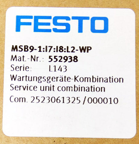 FESTO MSB9-1:17:18:L2-WP