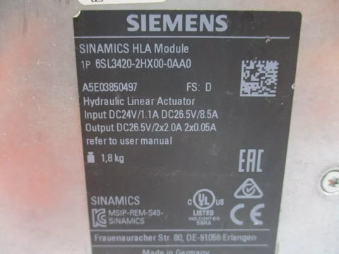 SIEMENS 6SL3420-2HX00-0AA0