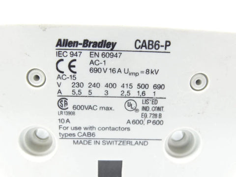 ALLEN BRADLEY CAB6-P1-11