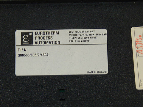 INVENSYS EUROTHERM CONTROLS T151