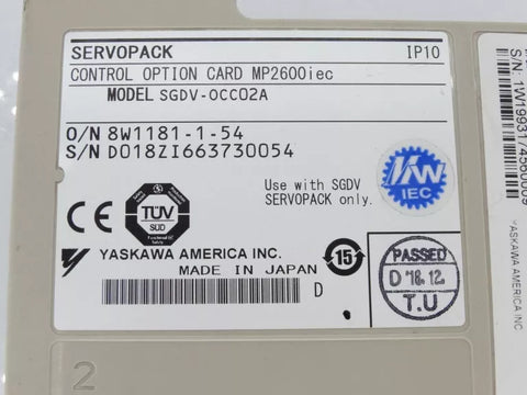 YASKAWA SGDV-OCC02A