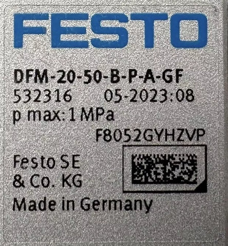 FESTO DFM-20-50-B-P-A-GF