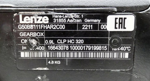 Lenze G50BB111FHAR2C00